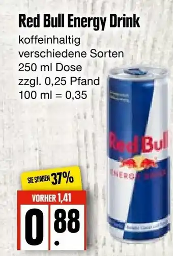 Edeka Frischemarkt Red Bull Energy Drink 250ml Angebot