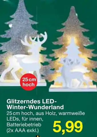 Jawoll Glitzerndes LED Winter-Wuderland Angebot