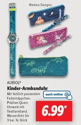 Lidl AURIOL Kinder-Armbanduhr Angebot