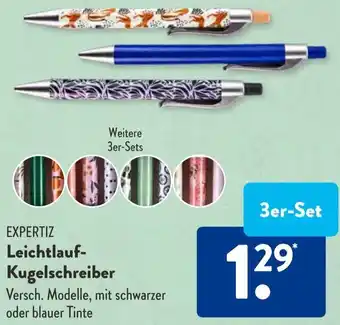 Aldi Süd EXPERTIZ Leichtlauf Kugelschreiber 3er-Set Angebot