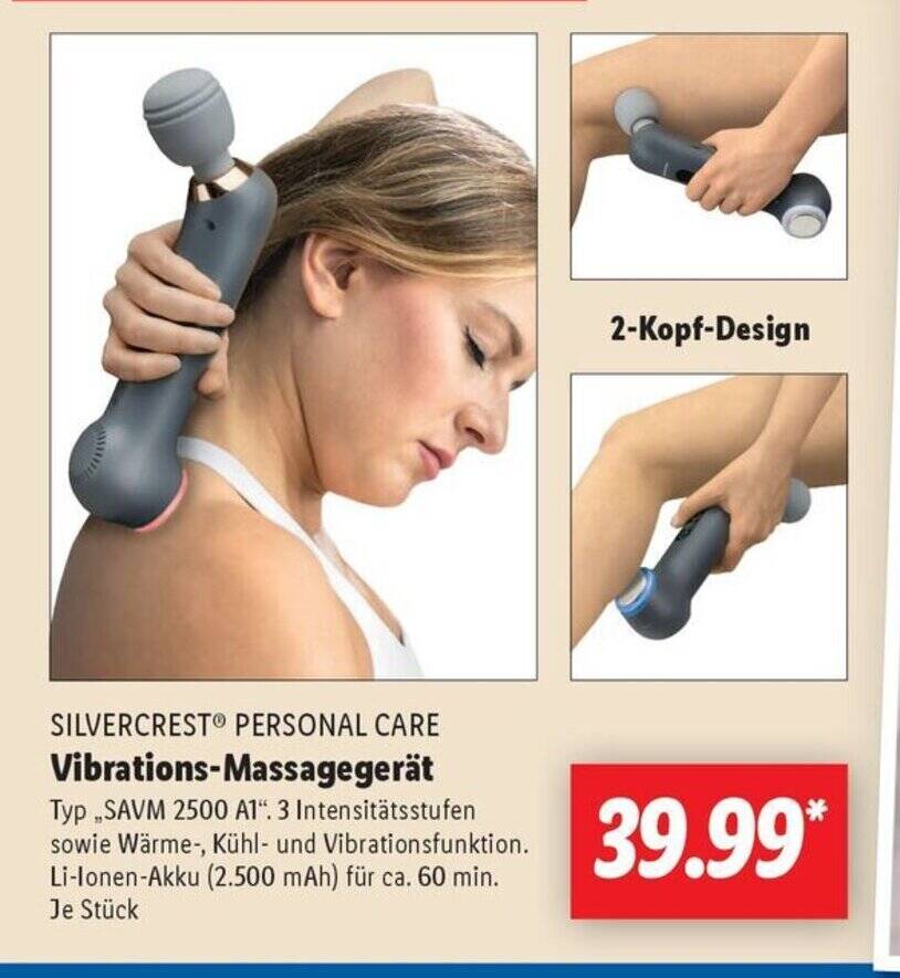 SILVERCREST PERSONAL CARE Vibrations-Massagegerät Angebot bei Lidl