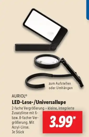 Lidl AURIOL LED-Lese-/Universallupe Angebot
