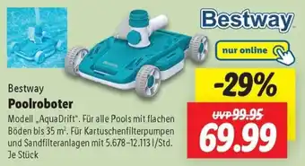 Lidl Bestway Poolroboter Modell „Aqua Drift" Angebot