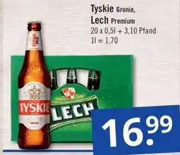 GetränkePartner Tyskie Gronie, Lech Premium 20*500ml Angebot