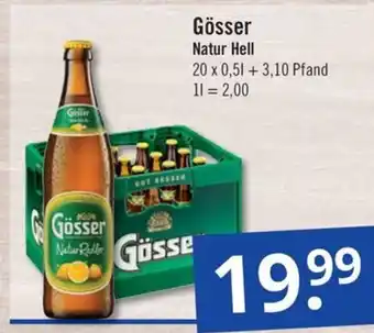 GetränkePartner Gösser Natur Hell 20*500ml Angebot