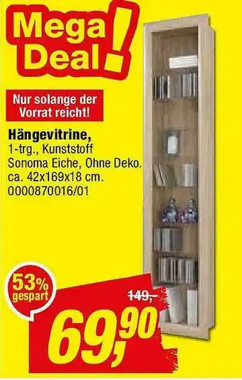 Opti Wohnwelt Hängevitrine Angebot