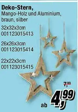 Opti Wohnwelt Deko-stern Angebot