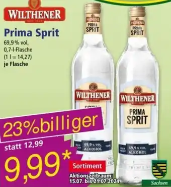Norma WILTHENER Prima Sprit 0,7 L Flasche Angebot