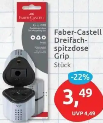 Budni Faber-Castell Dreifachspitzdose Grip Angebot