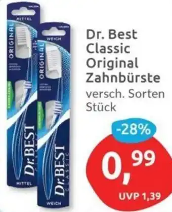 Budni Dr. Best Classic Original Zahnbürste Angebot