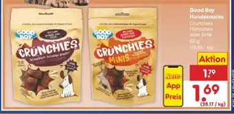 Netto Marken-Discount Good Boy Hundesnacks 60 g Angebot