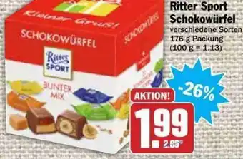 dodenhof Ritter Sport Schokowürfel 176g Angebot