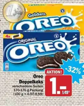 dodenhof Oreo Doppelkeks 170-176g Angebot