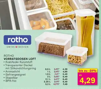 KODi ROTHO VORRATSDOSEN LOFT Angebot