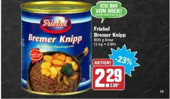 dodenhof Friebel Bremer Knipp 800g Angebot