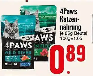 Edeka 4Paws Katzennahrung Angebot