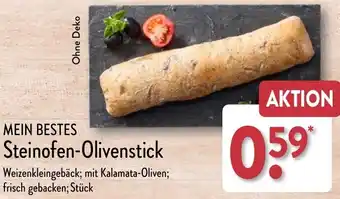 Aldi Nord MEIN BESTES Steinofen-Olivenstick Angebot