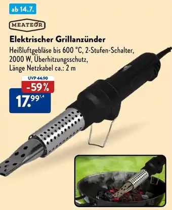 Aldi Nord MEATEOR Elektrischer Grillanzünder Angebot