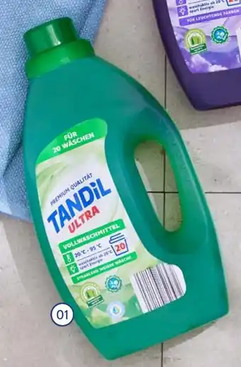 Aldi Nord TANDIL Vollwaschmittel flüssig 1,1 L Flasche Angebot