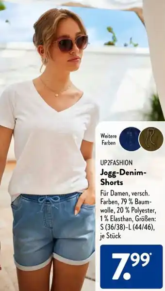 Aldi Süd UP2FASHION Jogg-Denim Shorts Angebot