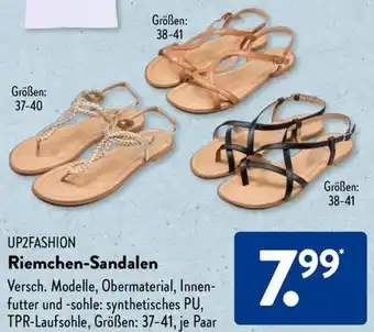 Aldi Süd UP2FASHION Riemchen-Sandalen Angebot