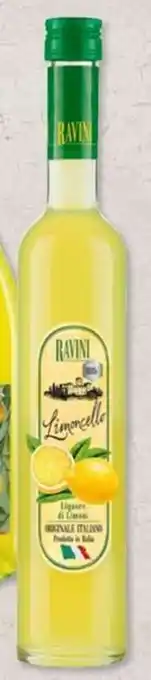 Aldi Süd RAVINI Limoncello 0,5 L Flasche Angebot