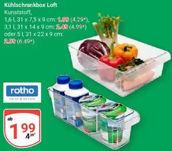 Globus Rotho Kühlschrankbox Loft Angebot