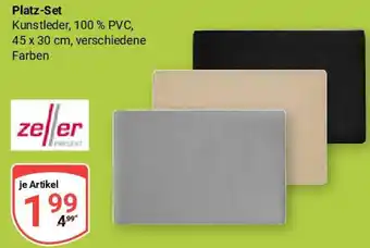Globus Zeller Platz-Set Angebot