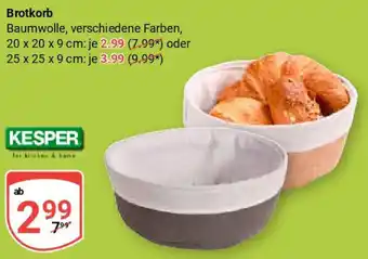 Globus Kesper Brotkorb Angebot