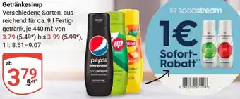 Globus Sodastream Getränkesirup Angebot