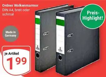 Globus Ordner Wolkenmarmor Angebot