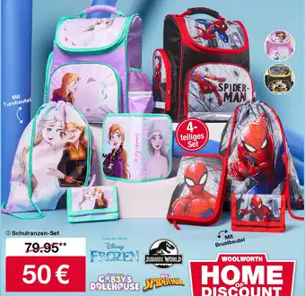 Woolworth Schulranzen-Set Angebot