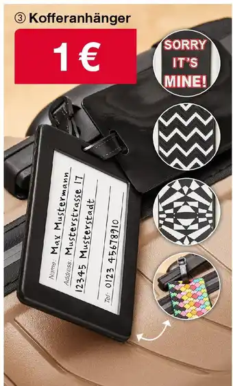 Woolworth Kofferanhänger Angebot