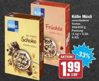 dodenhof Kölln Müsli 450-600g Angebot