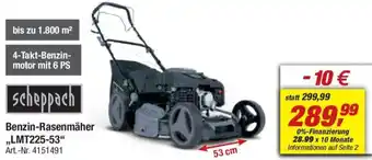 toom Baumarkt Scheppach Benzin-Rasenmäher „LMT225-53" Angebot