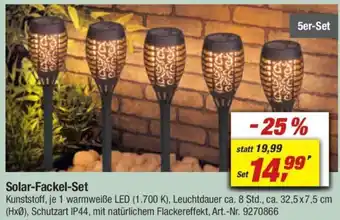 toom Baumarkt Solar-Fackel-Set Angebot
