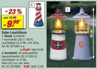 toom Baumarkt Solar-Leuchtturm Angebot