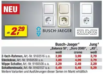 toom Baumarkt BUSCH-JAEGER/JUNG 2-fach-Rahmen Angebot