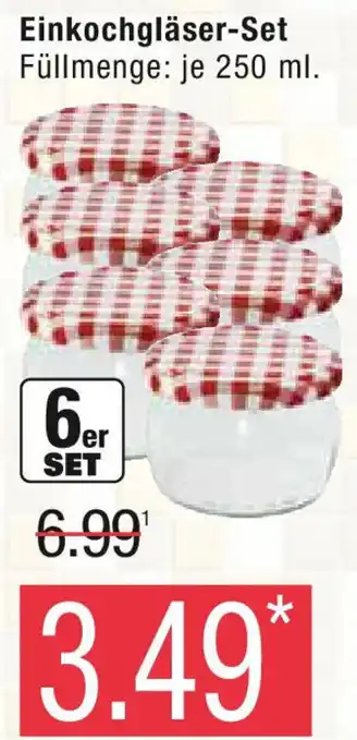 Marktkauf Einkochgläser-Set Angebot