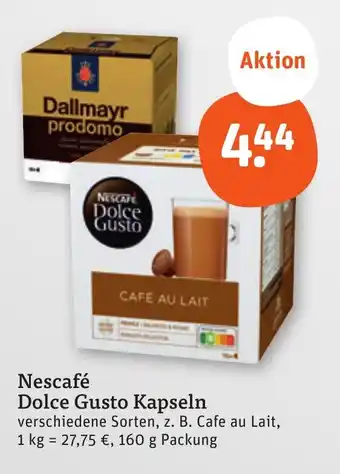 tegut Nescafé Dolce Gusto Kapseln 160g Angebot