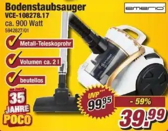 Poco Emerio Bodenstaubsauger VCE-108278.17 Angebot