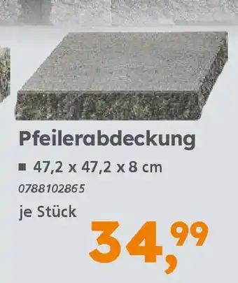 Globus Baumarkt Pfeilerabdeckung Angebot