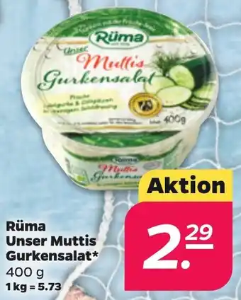 NETTO Rüma Unser Muttis Gurkensalat 400 g Angebot