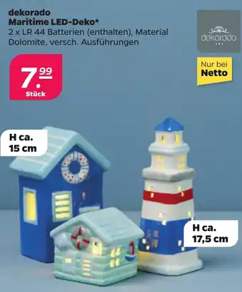 NETTO dekorado Maritime LED-Deko Angebot