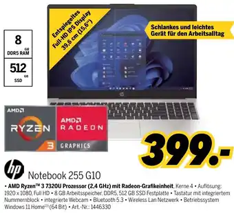 MEDIMAX hp Notebook 255 G10 Angebot