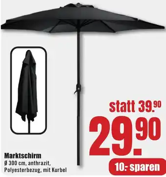 B1 Discount Baumarkt Marktschirm Angebot