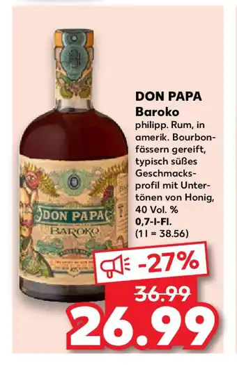 Kaufland DON PAPA Baroko 0,7 L Angebot