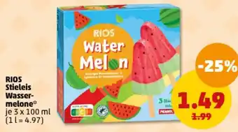 PENNY RIOS Stieleis Wassermelone 3 x 100 ml Angebot