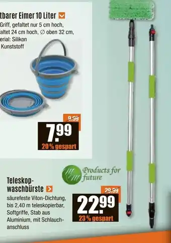 V Baumarkt Teleskopwaschbürste Angebot