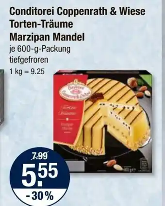 V Markt Conditorei Coppenrath & Wiese Torten-Träume Marzipan Mandel je 600-g-Packung Angebot
